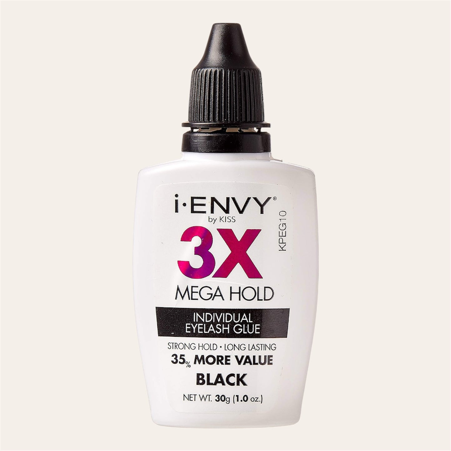 KISS i-Envy 3X Mega Hold Individual Eyelash Glue (Clear / Black)