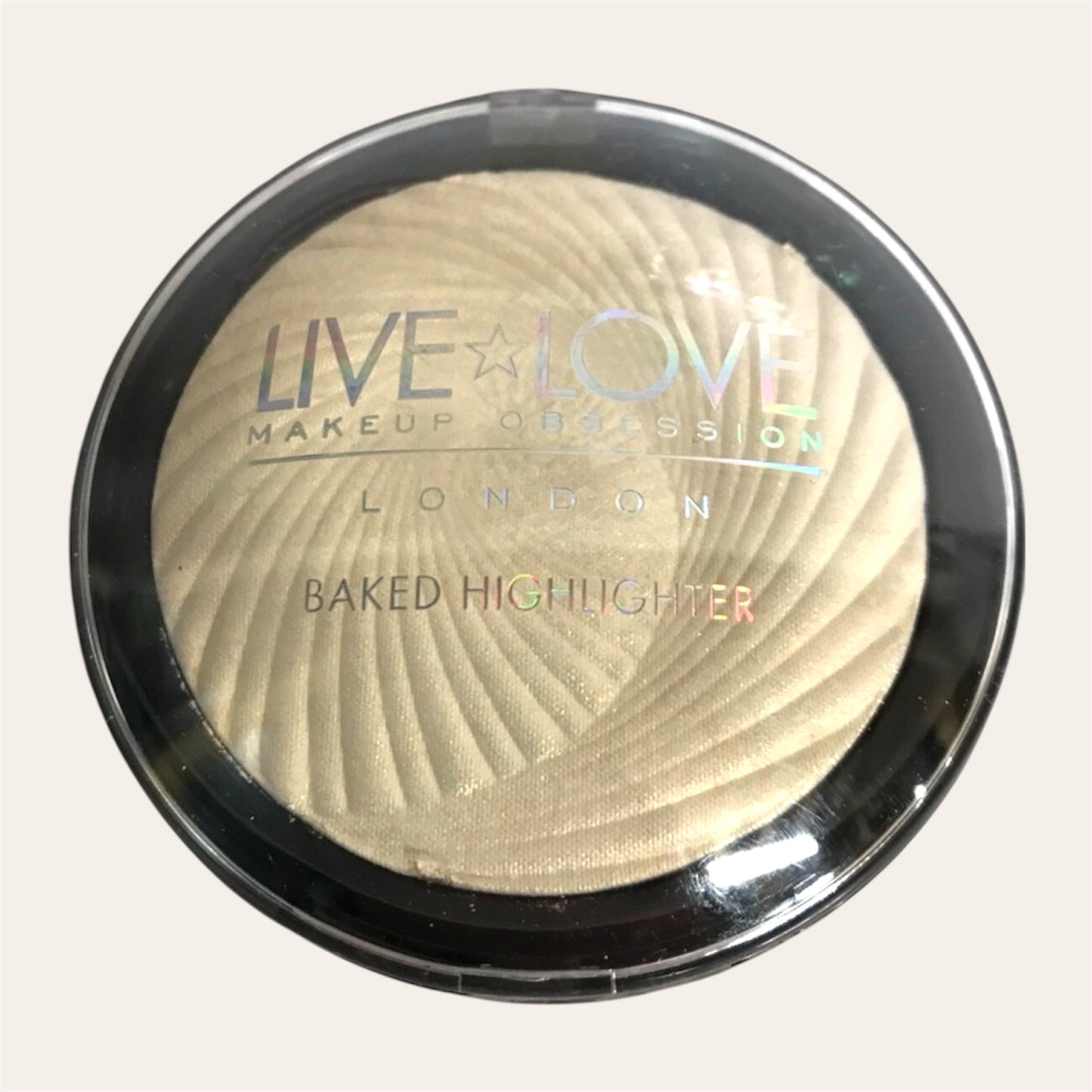 Live Love London Baked Highlighter Gold