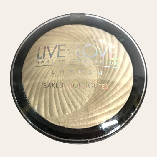 Live Love London Baked Highlighter Gold