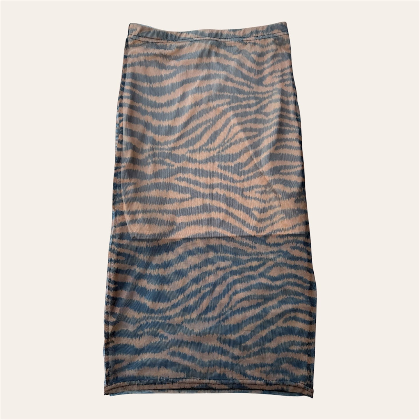 Boohoo Tiger Print Mesh Co-Ord Set – UK 10 -New
