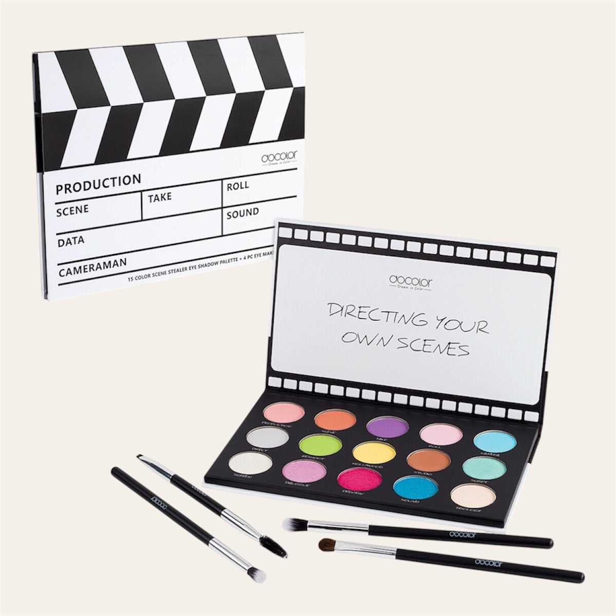 Docolor Scene Stealer Eyeshadow Palette & Brush Set