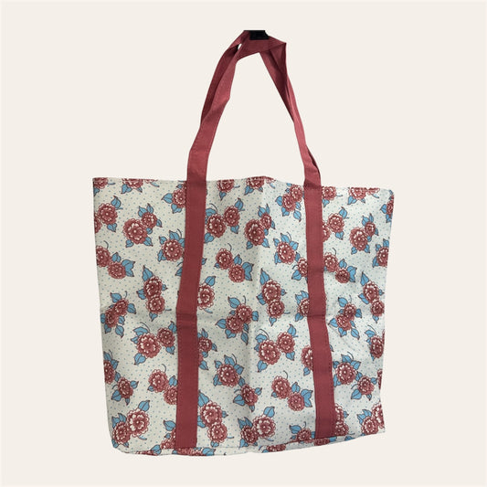 Laura Ashley Vintage Style Floral Tote Bag